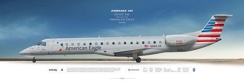 Embraer 145 Envoy Air operated for American Eagle Registra… Flickr