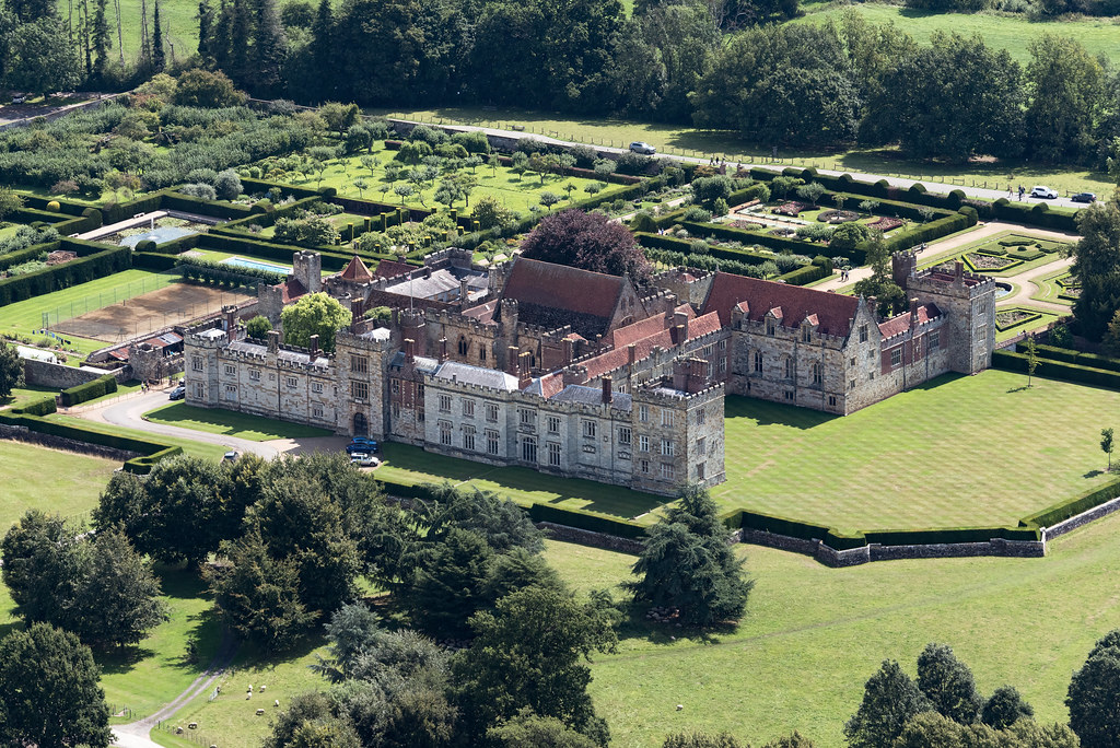 Penshurst Place & Gardens aerial image One of England's ol… Flickr