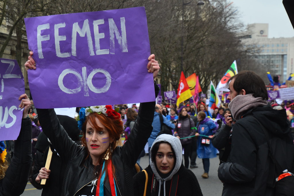 Manif 8 mars 2020 à Paris Journée internationale des