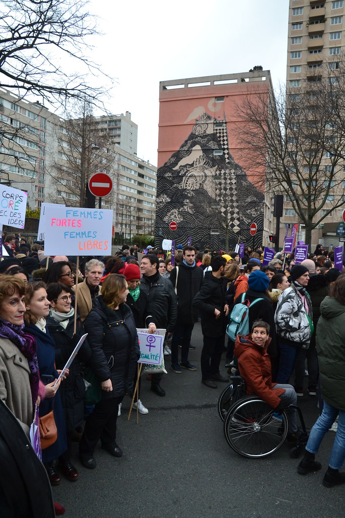 Manif 8 mars 2020 à Paris Journée internationale des