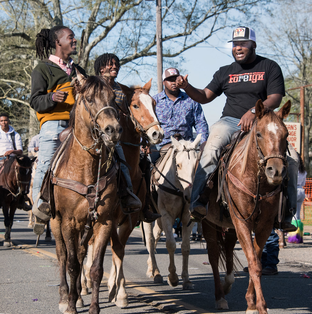 2020 horse riders, Mamou Mardi Gras Parade following ride … Flickr