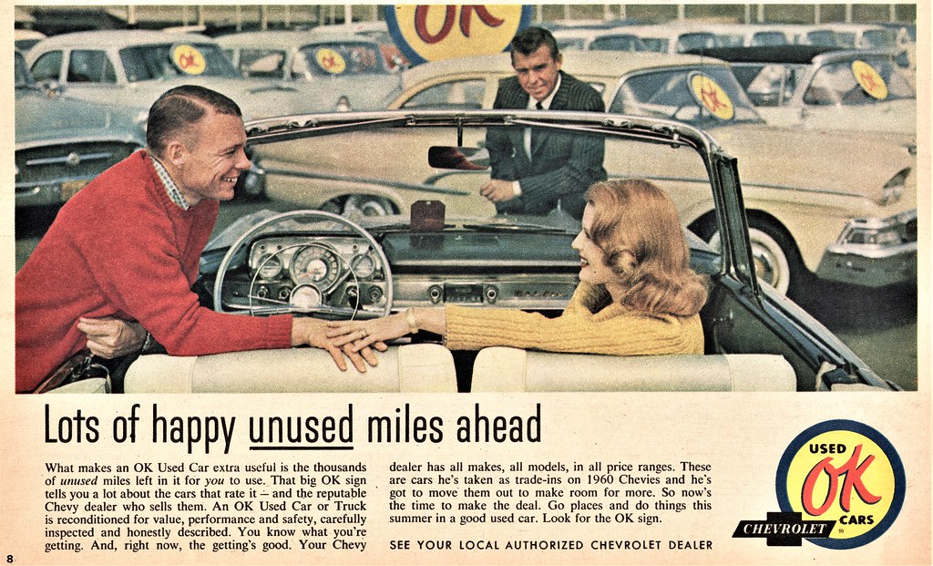 1960 Chevrolet OK Used Cars Ad Alden Jewell Flickr