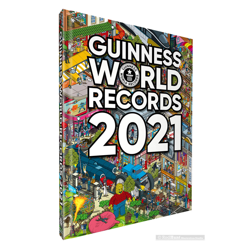 Guinness World Records 2021 illustrated book cover by Rod … Flickr