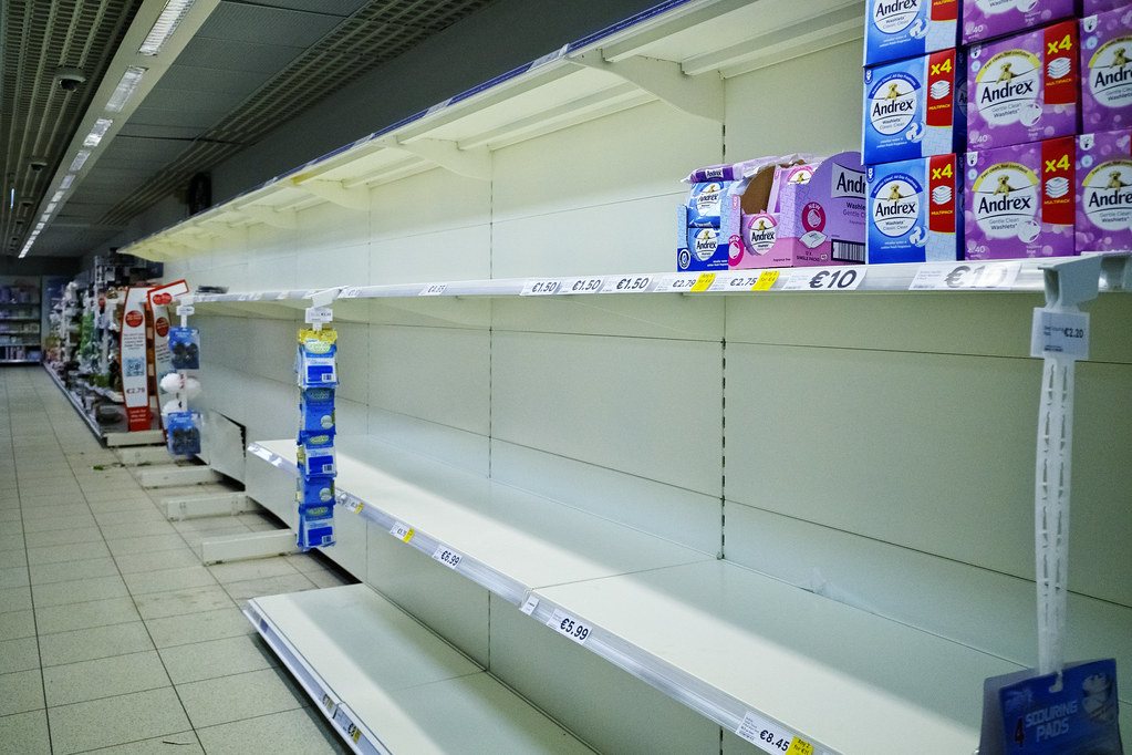 Panic buying Tesco, Bray, Co. Wicklow turgidson Flickr