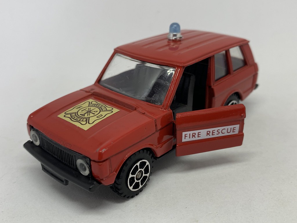 Polistil Italy British Leyland Range Rover Fire Rescue Allen Park