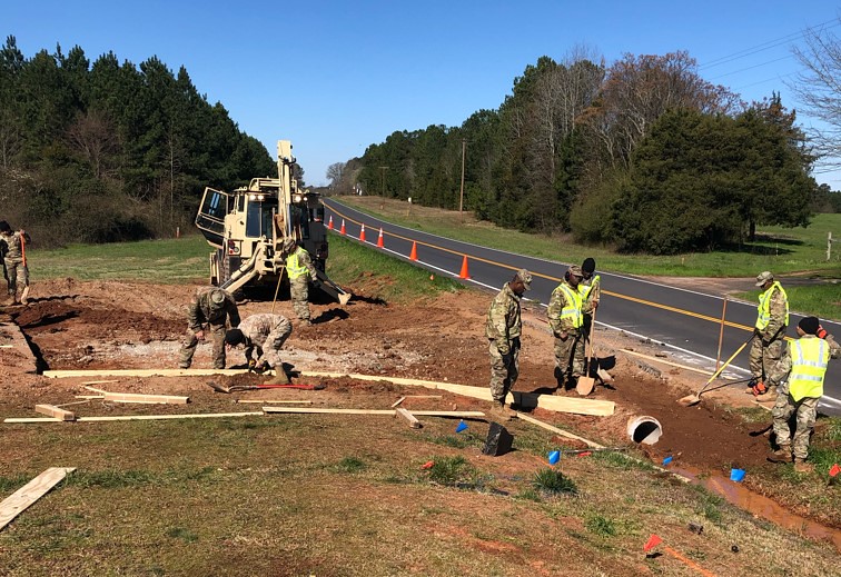20200307 122nd Engineer driveway project Flickr