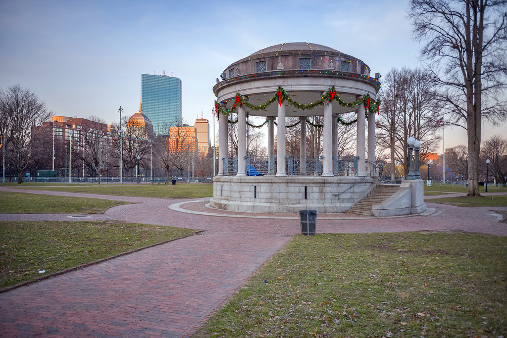 144 Parkman Bandstand On Boston Common Premium.