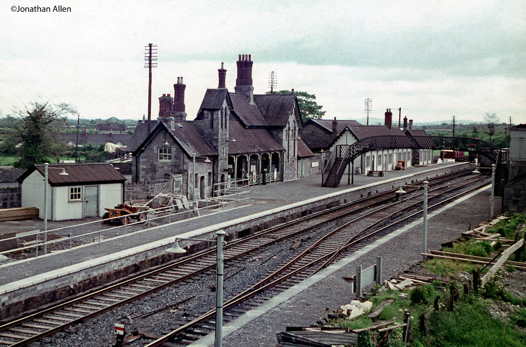 Portarlington station May 1971 Another excellent example… Flickr