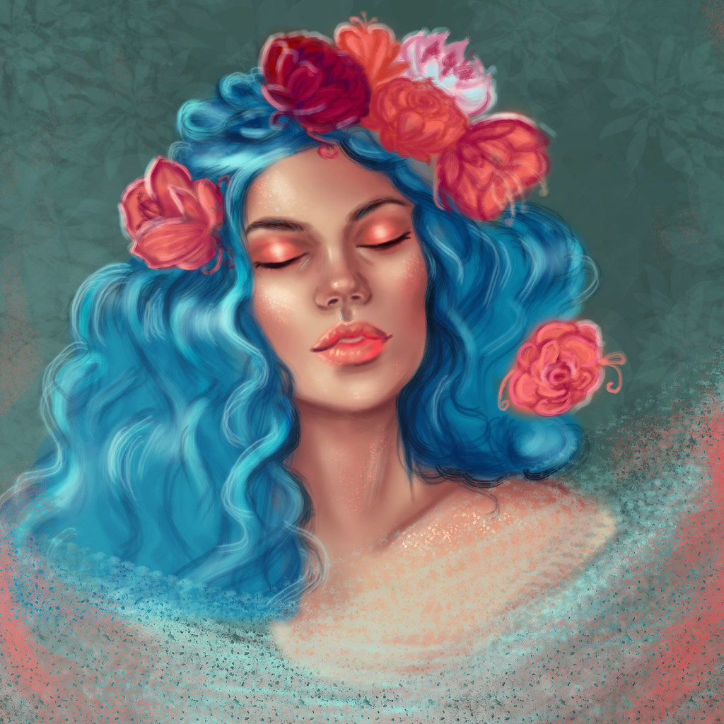 Flower lady Practising portraits... Nothing much to add he