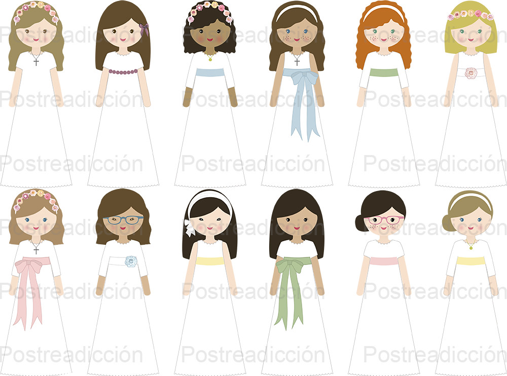 Niña de comunión "Celia" Postreadicción Cursos de pastelería
