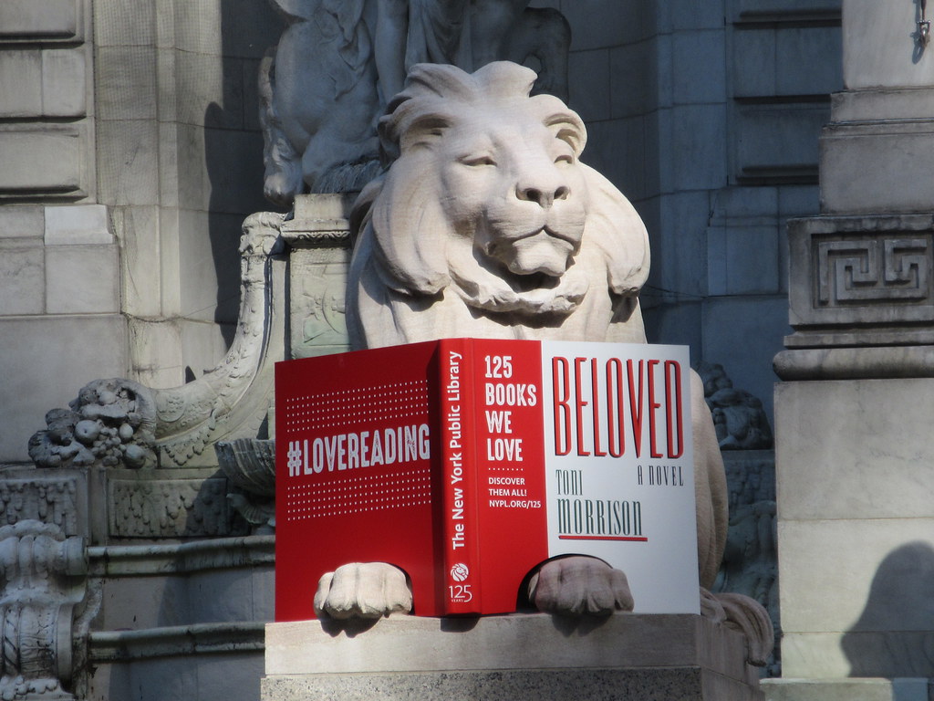 2020 Lions Reading Books at New York Public Library 6917 Flickr