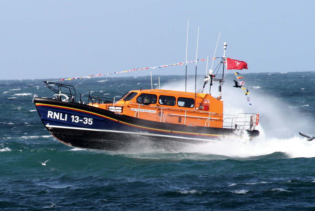 The new Peel lifeboat arrived today Alan Smith IoM Flickr