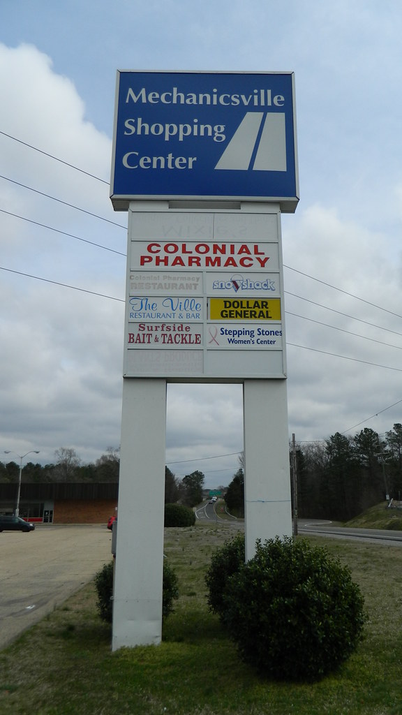 Mechanicsville Shopping Center sign a photo on Flickriver