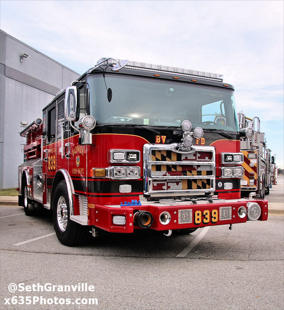 Bowie Fire Department Engine 839 | 2018 Pierce Enforcer 1500… | Flickr
