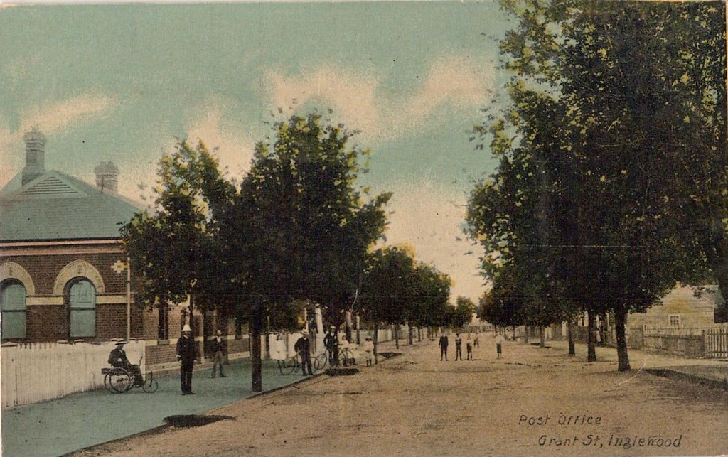 Post Office in Grant Street, Inglewood, Victoria circa 1… Flickr