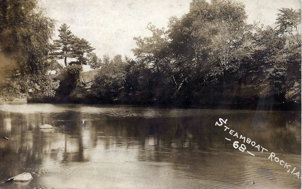Steamboat Rock, Iowa, The Rock, Iowa River From www.steamb… Flickr