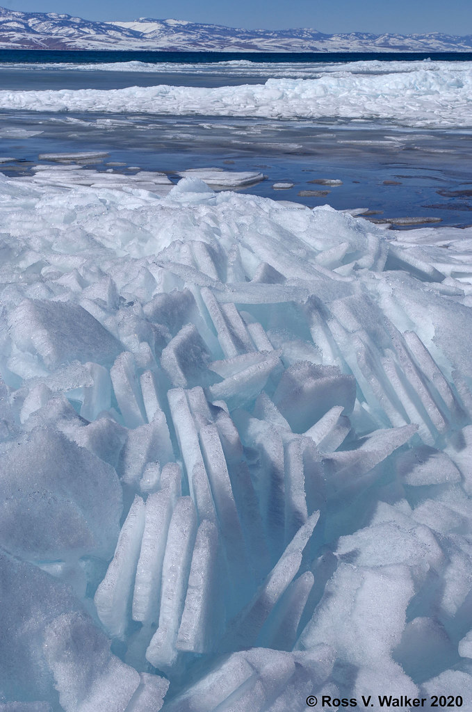 Vertical Ice Slabs The crush of moving ice has stacked sla… Flickr