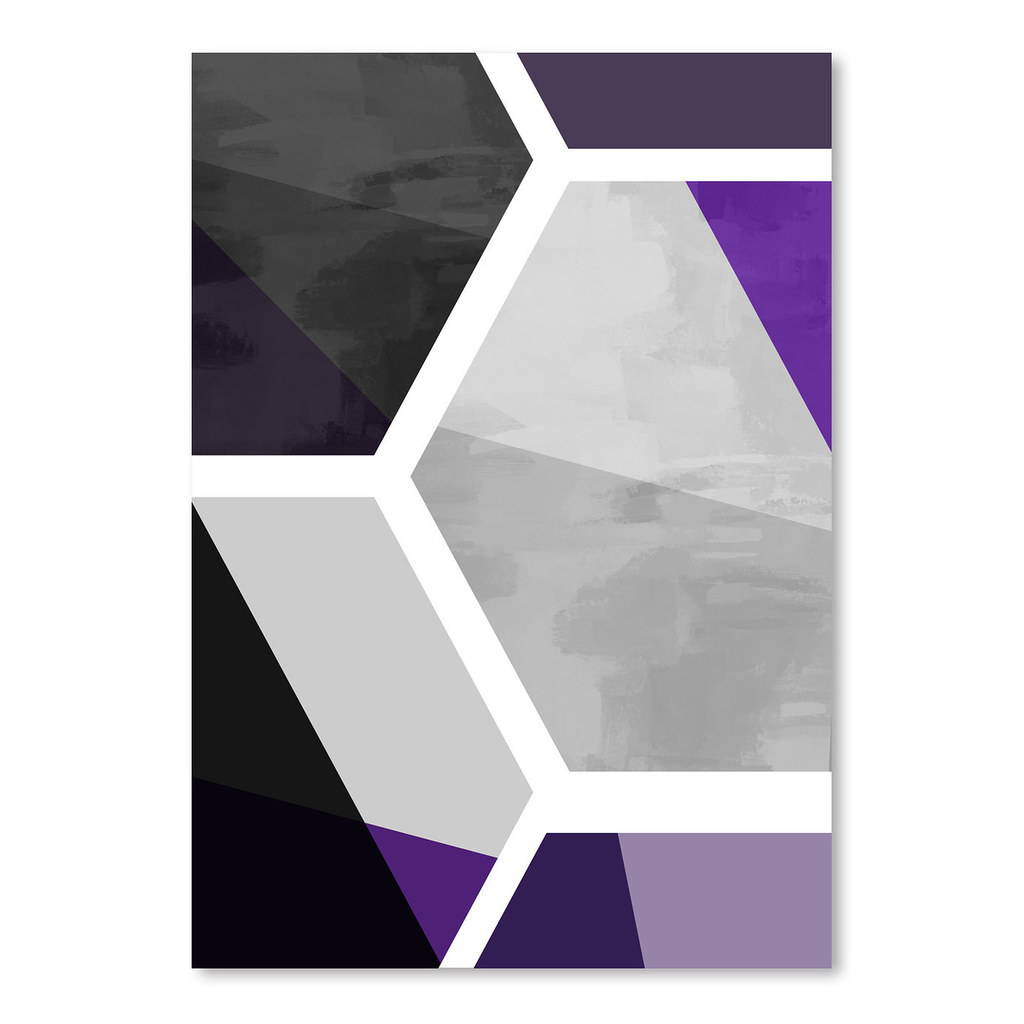 A187P276_Purple Gray Geometric Composition 2_Pop Monica.co… Flickr