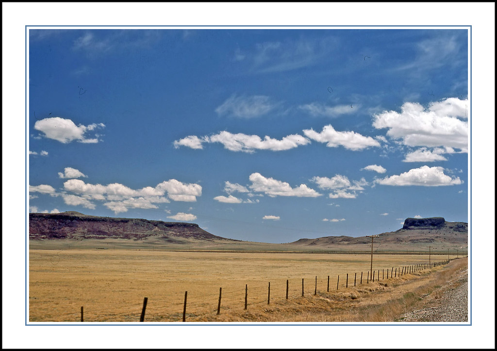 Wagon mound, New Mexico From the Train 1976 I took this … Flickr