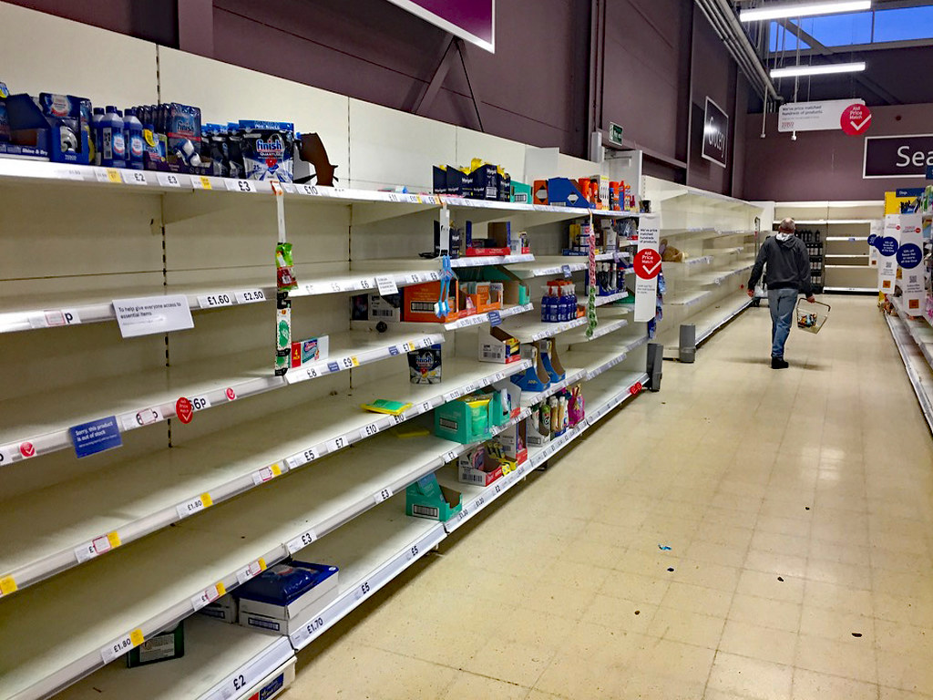Toilet Paper Aisle Disbelief really at how empty my local … Flickr