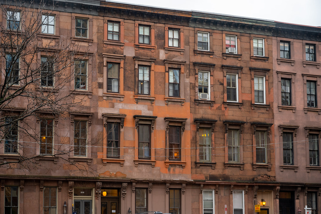 Brownstones on Pine Street Center City Philadelphia Flickr