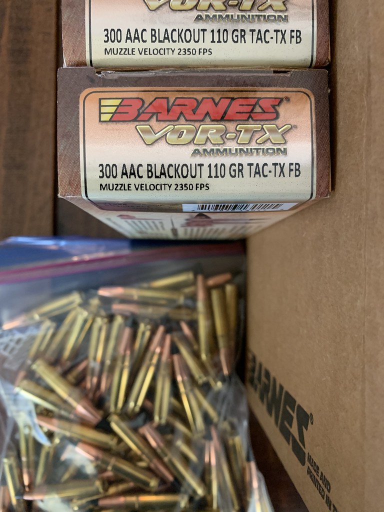 Accessories WTS Barnes VoxTx 300 ACC Blackout 110 Gr TacTx...1000 Rounds Sniper's Hide Forum