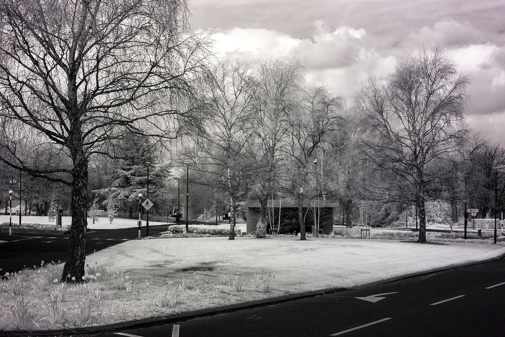 UCD Belfield; road entrance demolished in th… Flickr