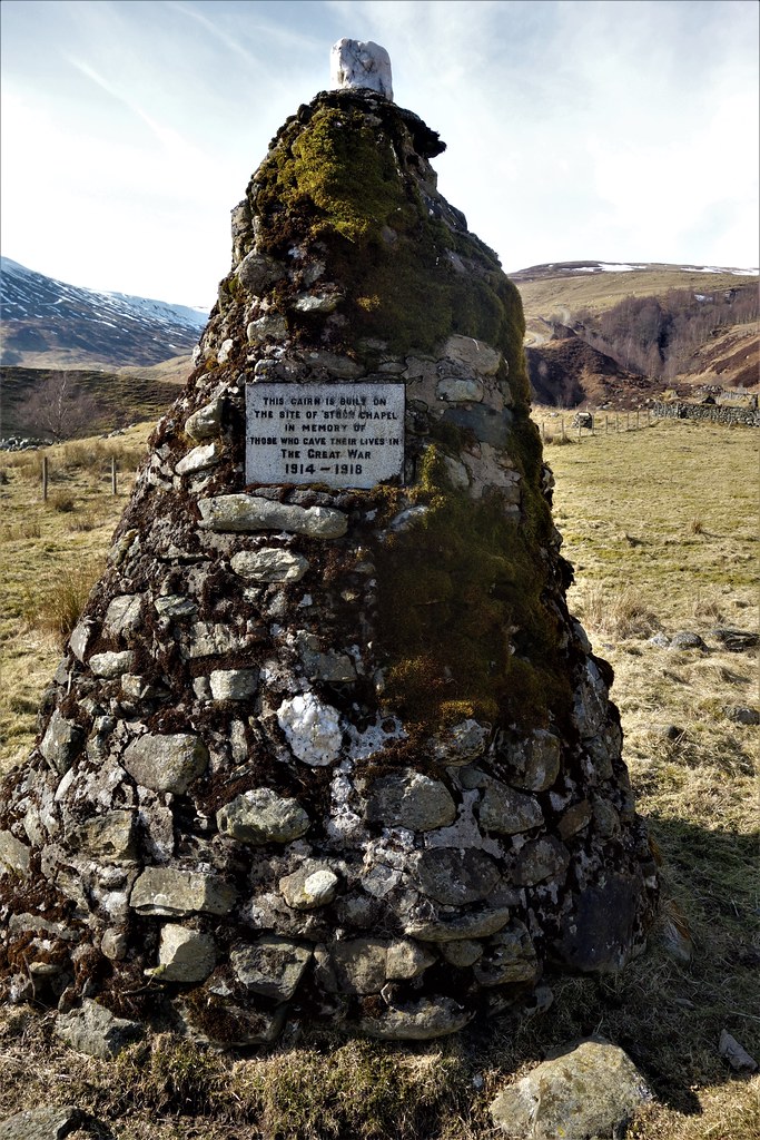 Bike ride down Glen Almond in central Scotland