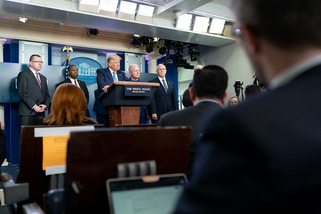 White House Press Briefing President Donald J. Trump, join… Flickr