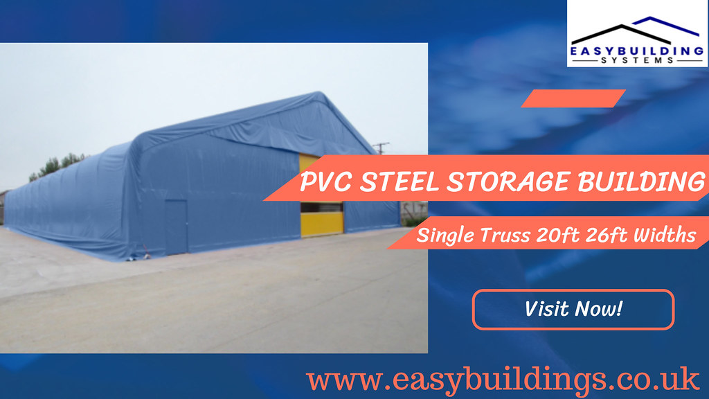 PVC Steel Storage Building Extremely high quality steel fr… Flickr