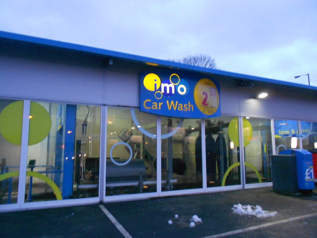 IMO Car Wash at Tesco IMO Car Wash with blue polyethylene … Flickr