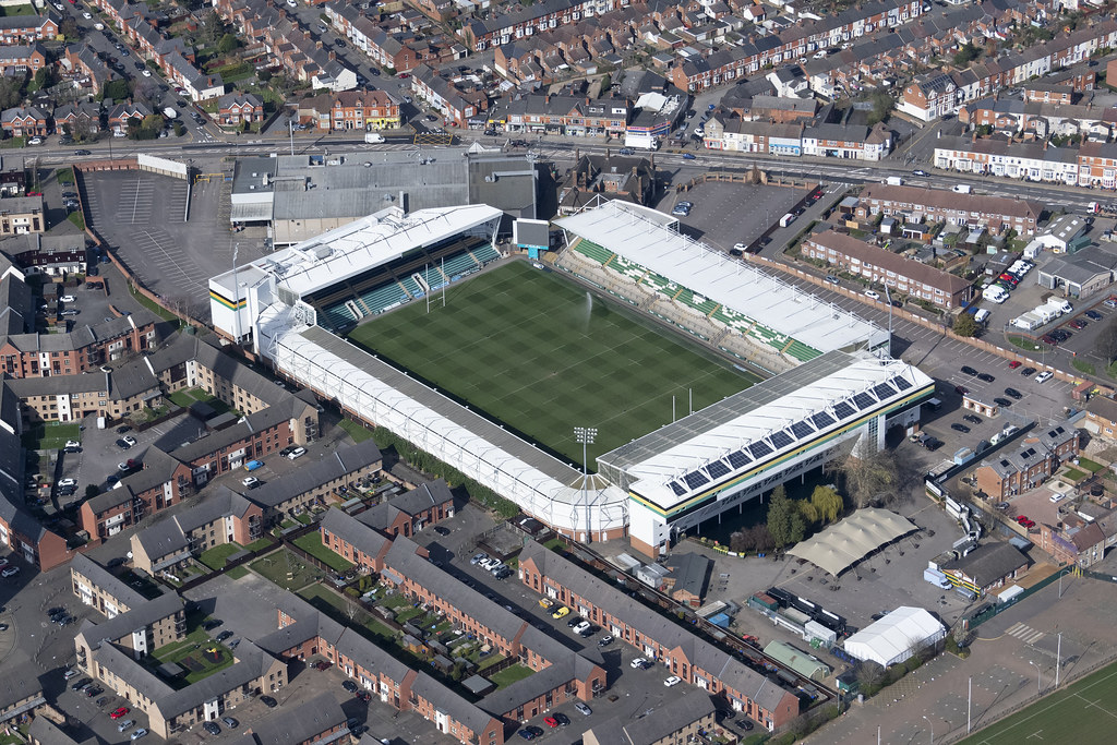Franklin’s Gardens home of the Northampton Saints rugby union club