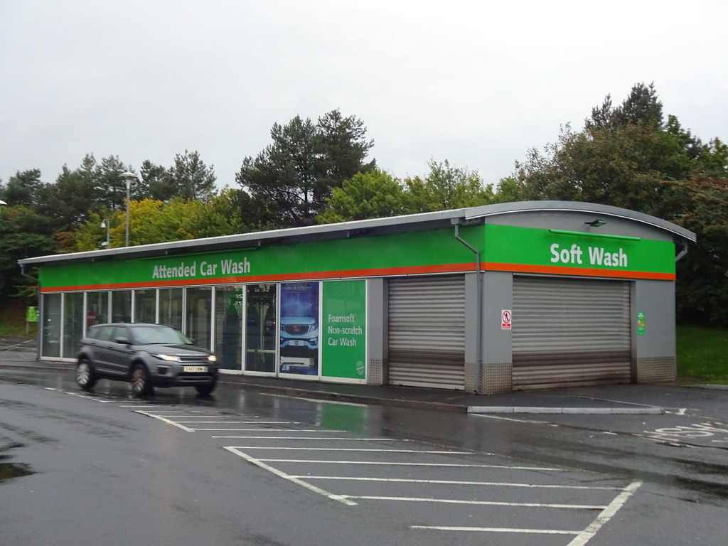 IMO Car Wash at Asda Closed off IMO Car Wash building inst… Flickr