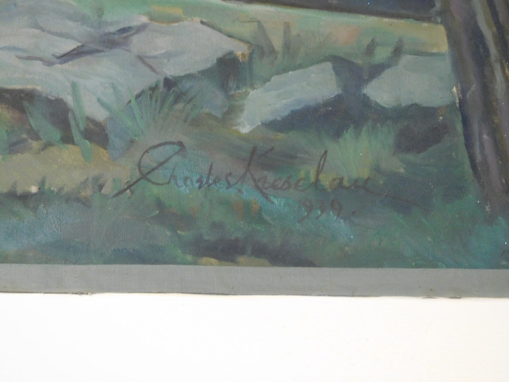 Lebanon NH Post Office Mural Artist Signature New Deal mur… Flickr