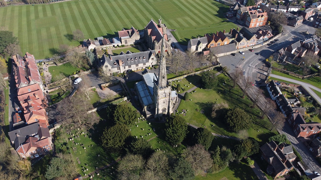 St Wystan's Church, Repton Repton church viewed from 400' … Flickr