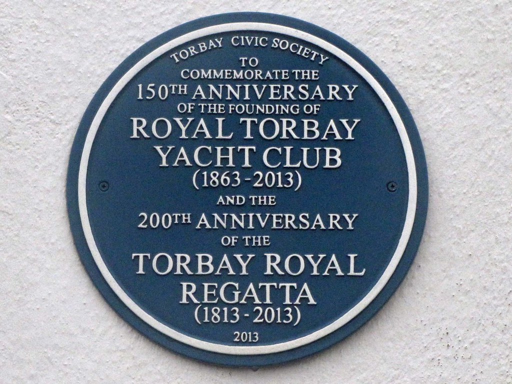 Royal Torbay Yacht Club Beacon Hill, Torquay Torbay Plaq… Flickr