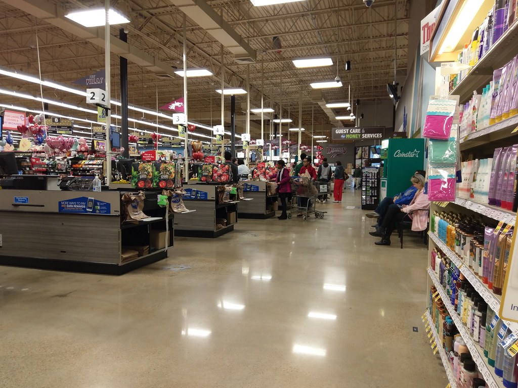 Collierville Kroger front checklanes It's been quite