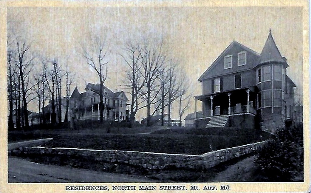 Mount Airy Maryland early 1900's postcard centralMDphoto Flickr
