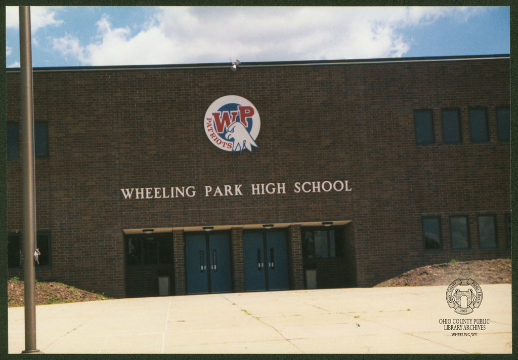 Wheeling Park High School Entrance, 1999 a photo on Flickriver