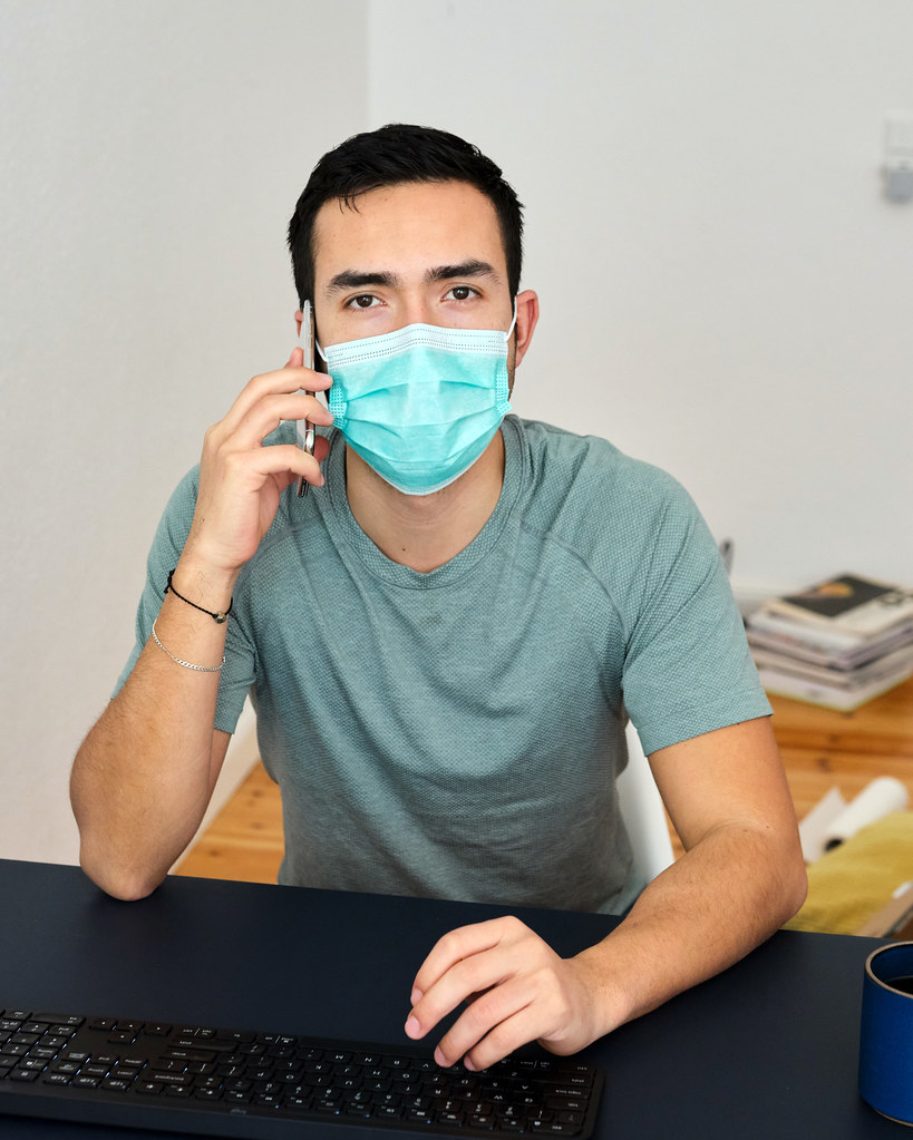 Telemedicine Doctor Remote worker calling in sick