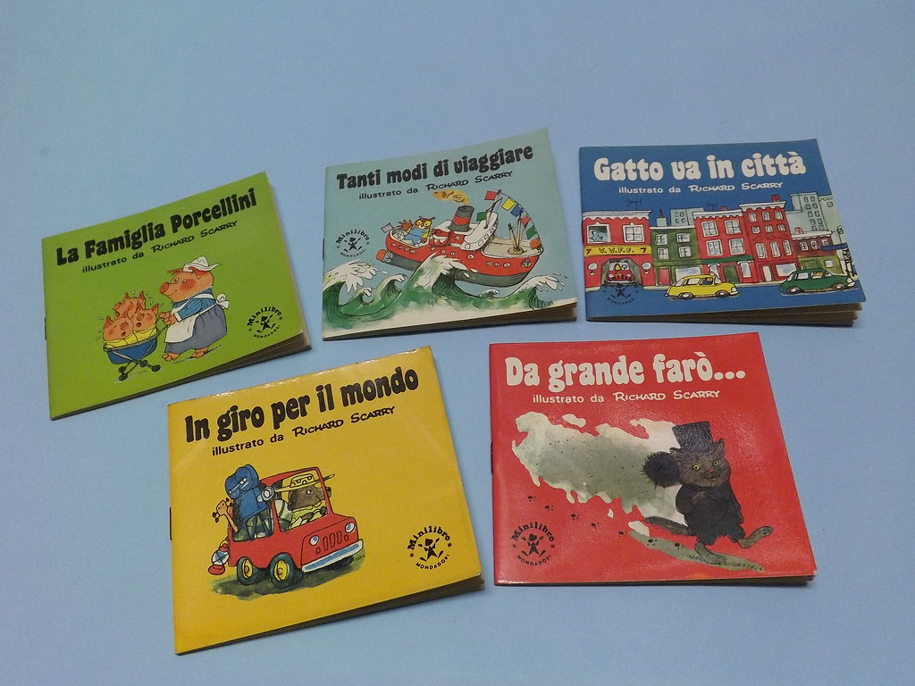 19761979 Richard Scarry Collana Mini Libro Mondadori Flickr