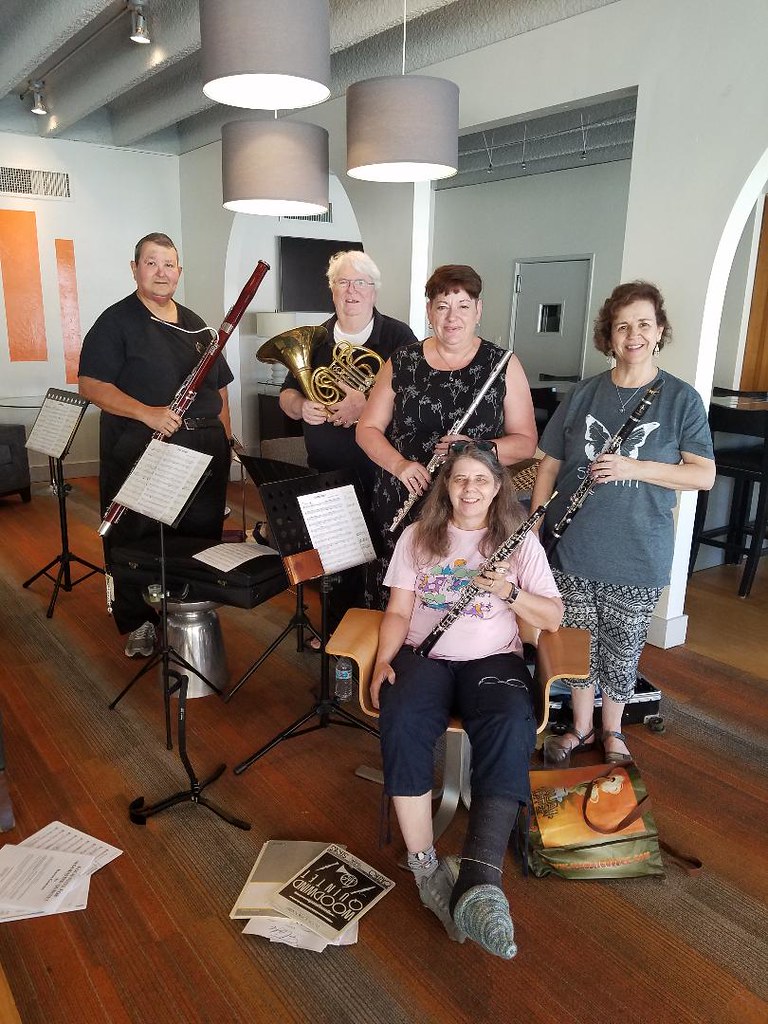 Wind quintet session. Last ensembles in March before quara… Flickr