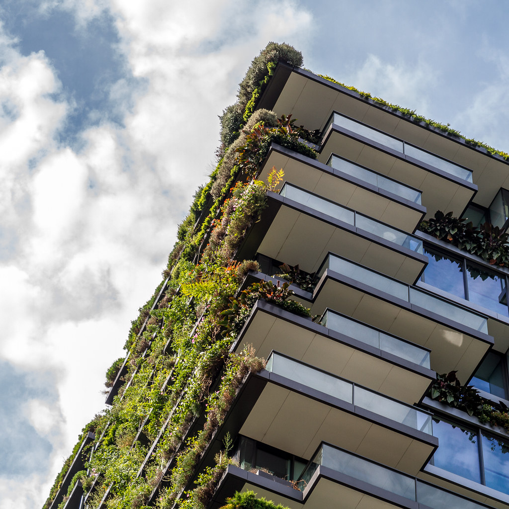 Green wall and balconies Stephen Edmonds Flickr