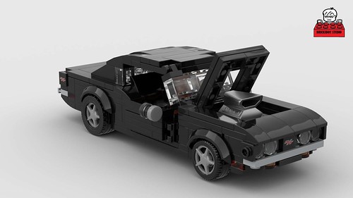 Moc 1970 Dodge Charger R T In Fast And Furious Lego Town Eurobricks Forums