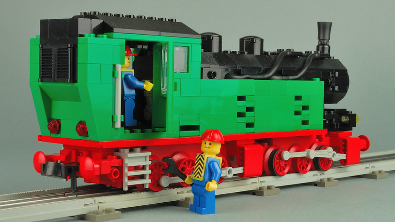 40 Jahre Graue Ära Zur Feier ein paar 12 Volt Eisenbahn MOCs LEGO bei 1000steine.de