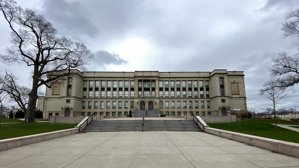 Riverside High Riverside High School, Buffalo. bpawlik Flickr