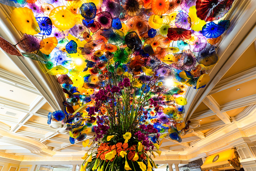 Dale Chihuly's Glass ceiling in Bellagio Hotel, Las Vegas,… Flickr