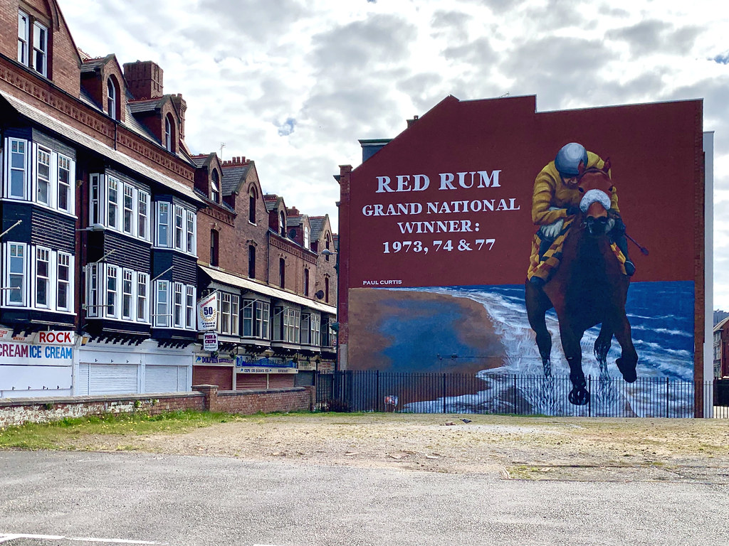 Red Rum mural Southport susiecairo Flickr