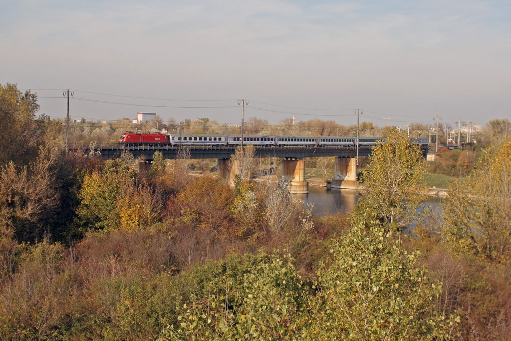 1116 ÖBB 1116; EC 103 Polonia; Stadlauer Ostbahnbrücke; Wi… Flickr