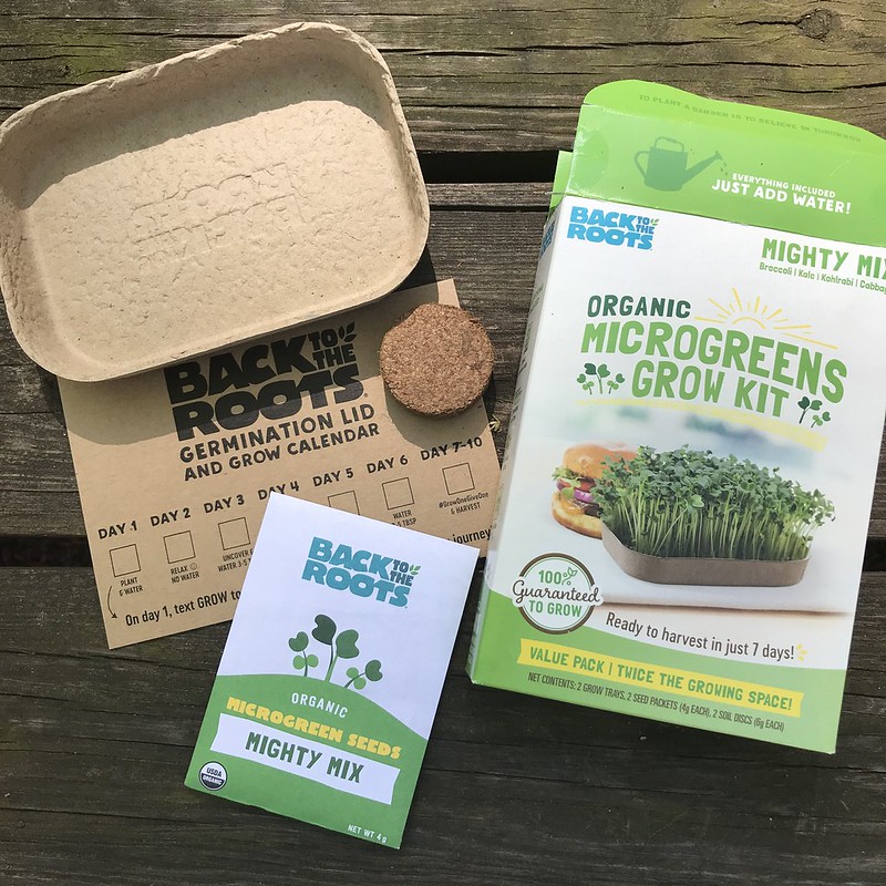 Back to the Roots Organic MicroGreens Grow Kit {Mighty Mix} Uniquely